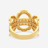 Hearts On Fire Lorelei - 18K Yellow Gold Diamond Ring Sz. 5.5 HFRLORL01058Y - THE SOLIST