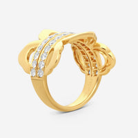 Hearts On Fire Lorelei - 18K Yellow Gold Diamond Ring Sz. 5.5 HFRLORL01058Y - THE SOLIST
