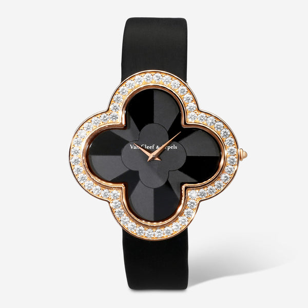 Van Cleef & Arpels Alhambra Talisman 18K Rose Gold Quartz Ladies Watch VCARO3020