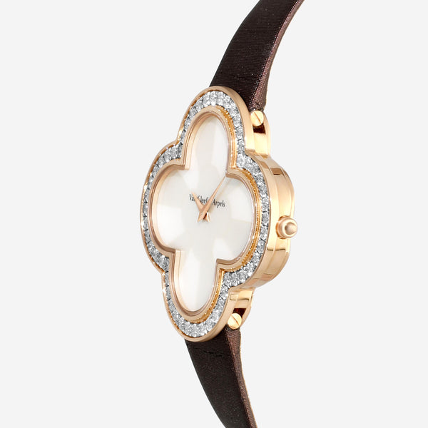 Van Cleef & Arpels Alhambra Talisman 18K Rose Gold Quartz Ladies Watch H45534