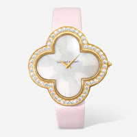 Van Cleef & Arpels Alhambra Talisman 18K Rose Gold Quartz Ladies Watch 257274