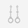 Suna Platinum Diamond Lace Drop Earrings E2427P