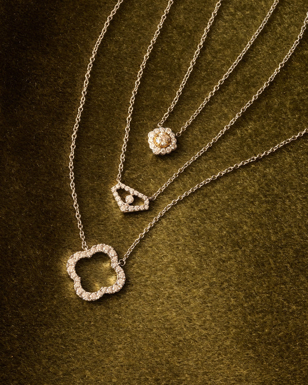 Hearts On Fire Liliana Platinum & 18K Yellow Gold Diamond Flower Pendant HFPLILFLWR00288P