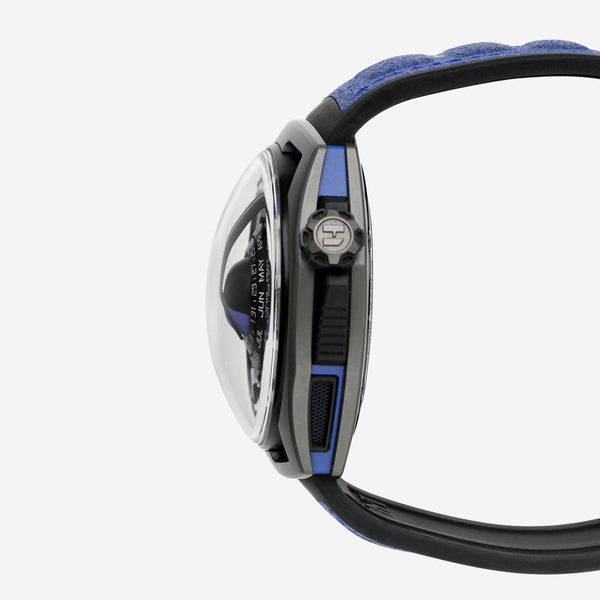 HYT Moon Runner Super Nova Blue Titanium Limited Edition Manual Wind Men's Watch H02758-A - THE SOLIST