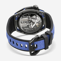 HYT Moon Runner Super Nova Blue Titanium Limited Edition Manual Wind Men's Watch H02758-A - THE SOLIST