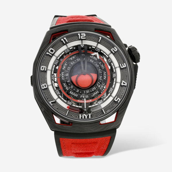 HYT Moon Runner Red Magma Titanium & Carbon Limited Edition Manual Wind Men's Watch H02757-A - THE SOLIST