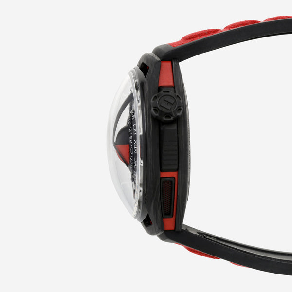HYT Moon Runner Red Magma Titanium & Carbon Limited Edition Manual Wind Men's Watch H02757-A - THE SOLIST