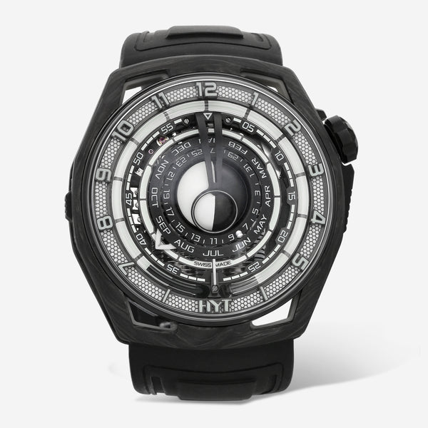 HYT Moon Runner White Neon Carbon & Tec Light Limited Edition Manual Wind Men's Watch H02800-A - THE SOLIST