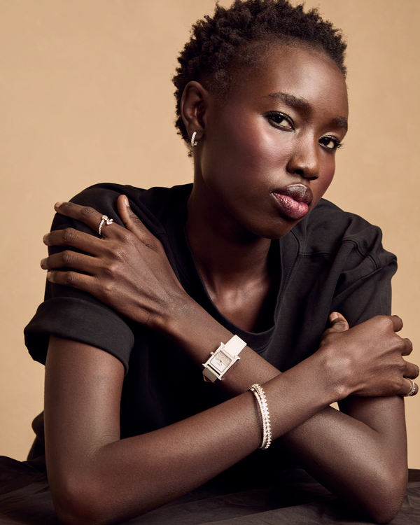 Ina Mar 18K White Gold Diamond 0.45ct.twd Wrap Ring Sz. 6.5 ALR-19547