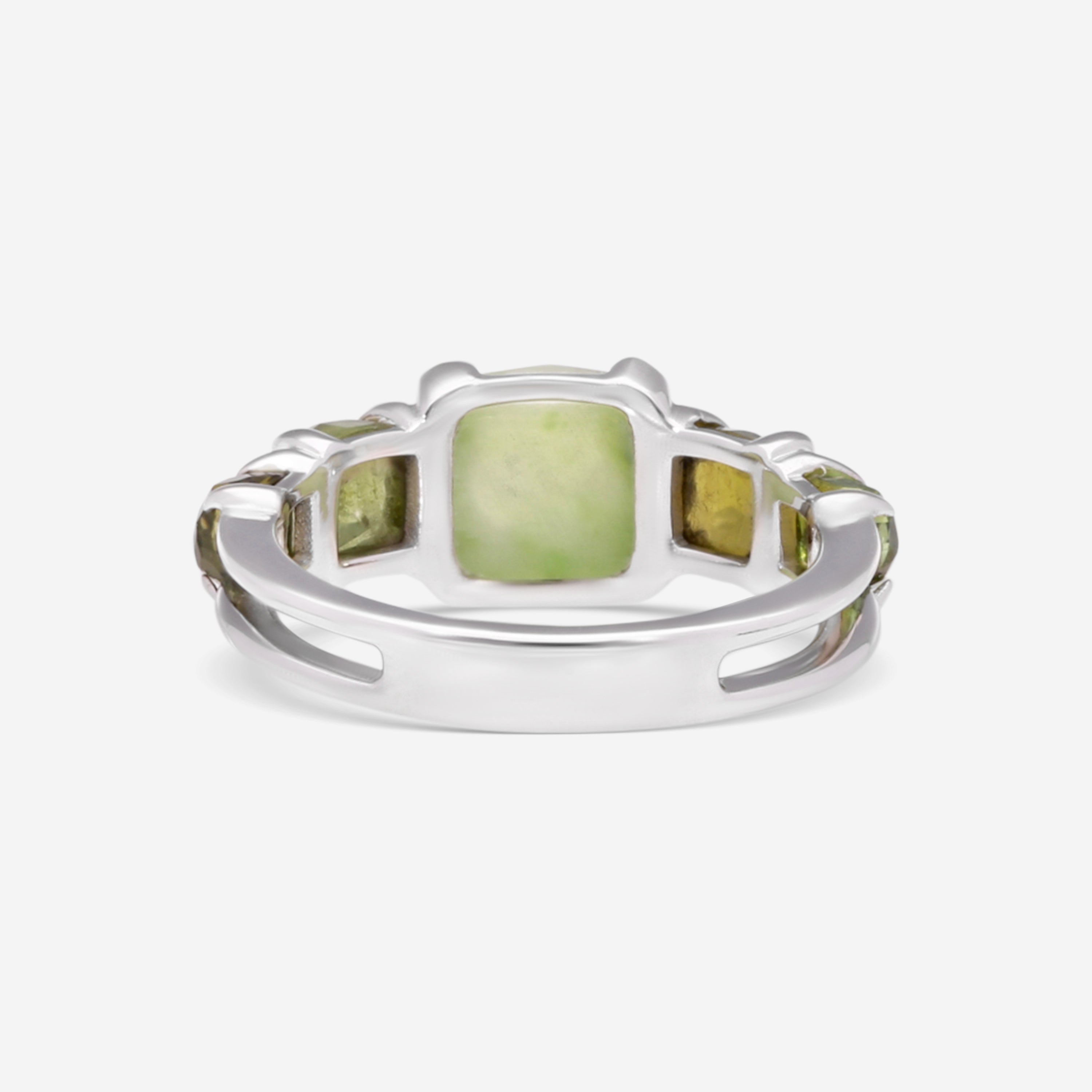 SuperOro Iceberg 18K Yellow Gold Milky Quartz Ring Sz. 7  ICEBERG/A001