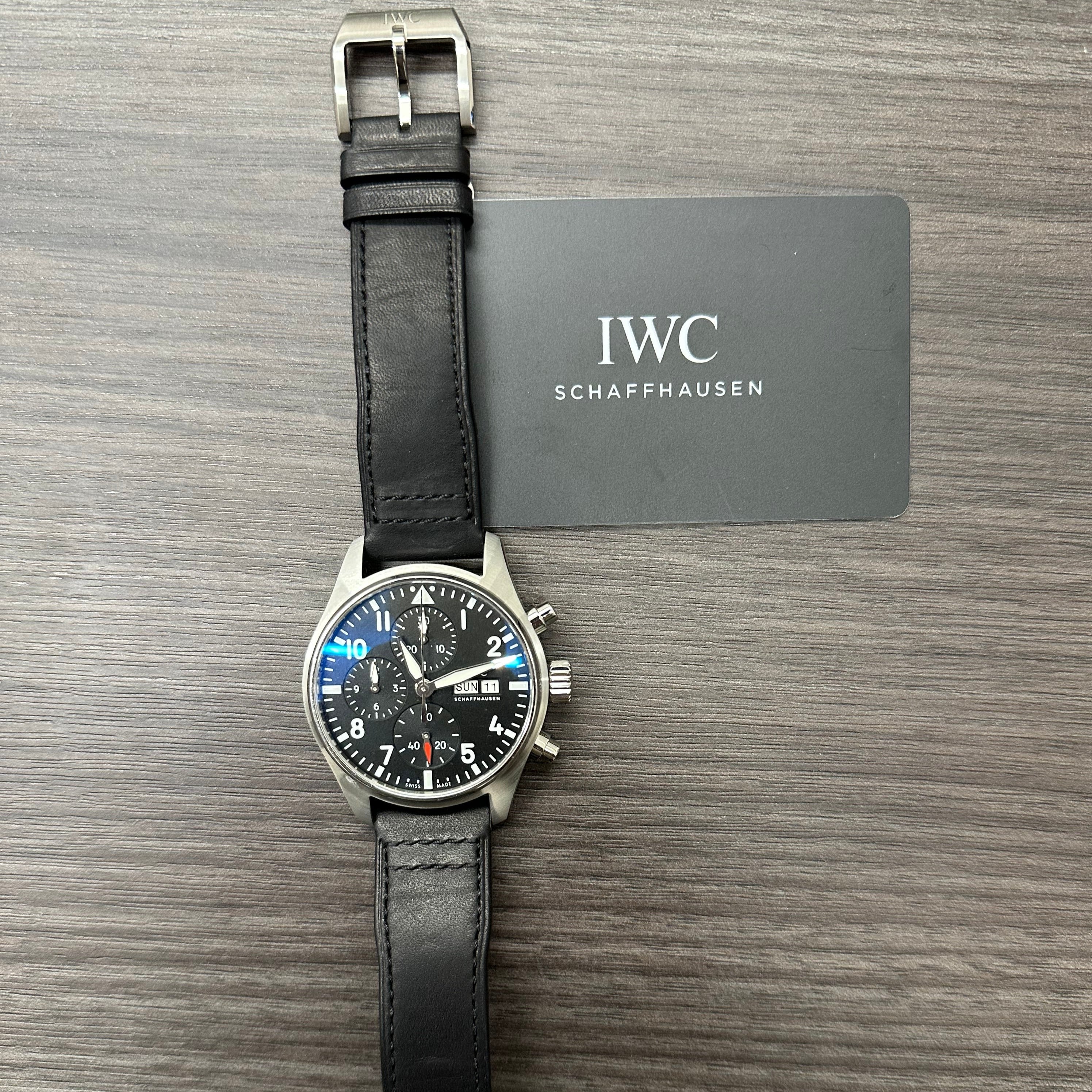 IWC Pilot's Chronograph 41mm Stainless Steel Automatic Men's Watch IW388111