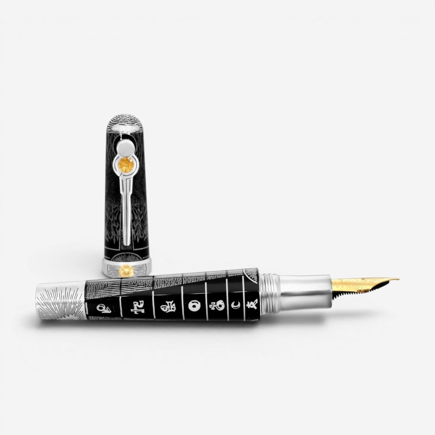 Montegrappa The Alchemist LE Sterling Silver & Resin Fountain Pen (M) ISAKN3AC