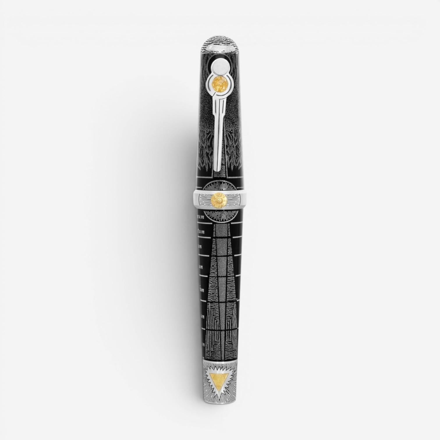 Montegrappa The Alchemist Sterling Silver and Resin Fountain Pen (F) ISAKN2AC