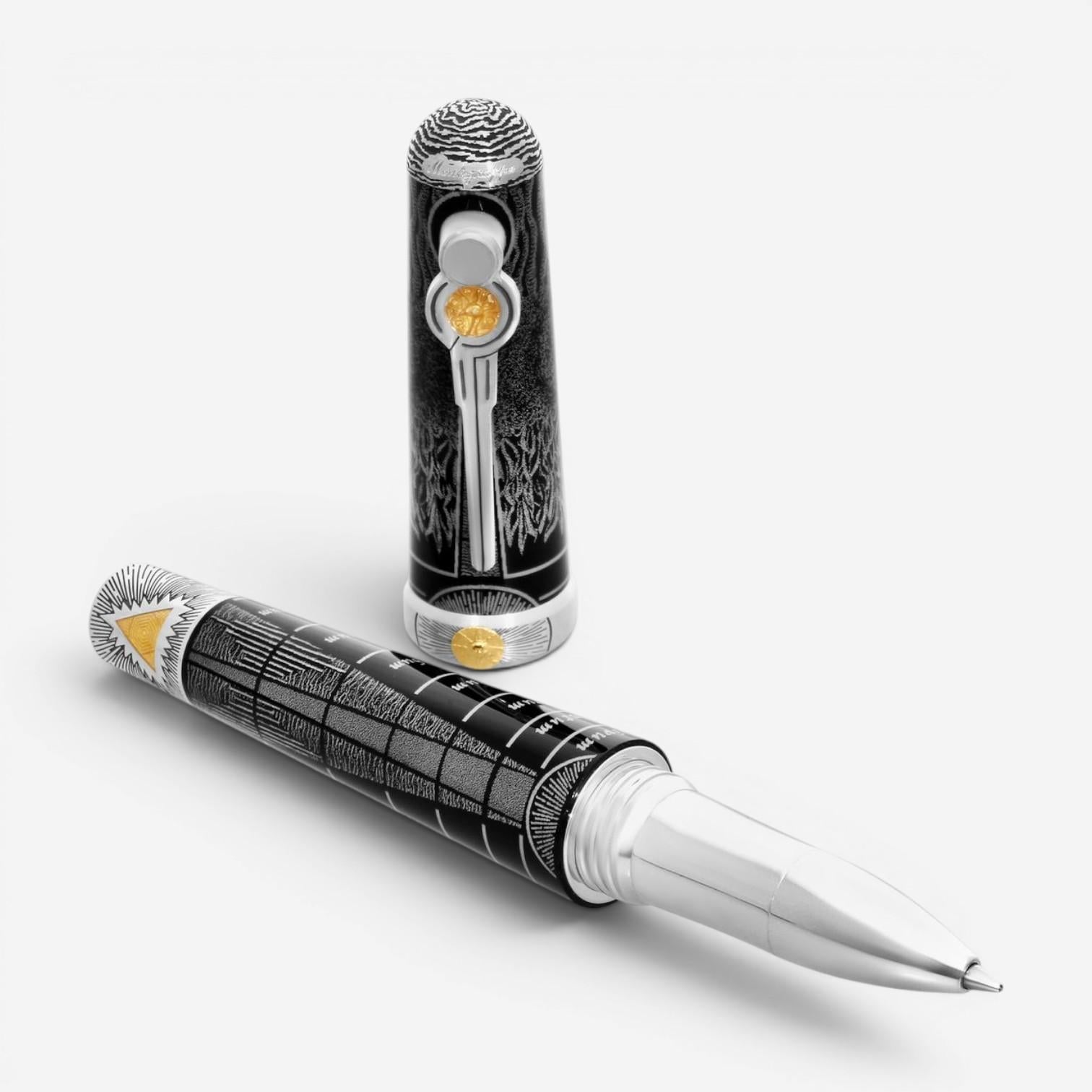 Montegrappa The Alchemist LE Sterling Silver & Resin Rollerball Pen ISAKNRAC