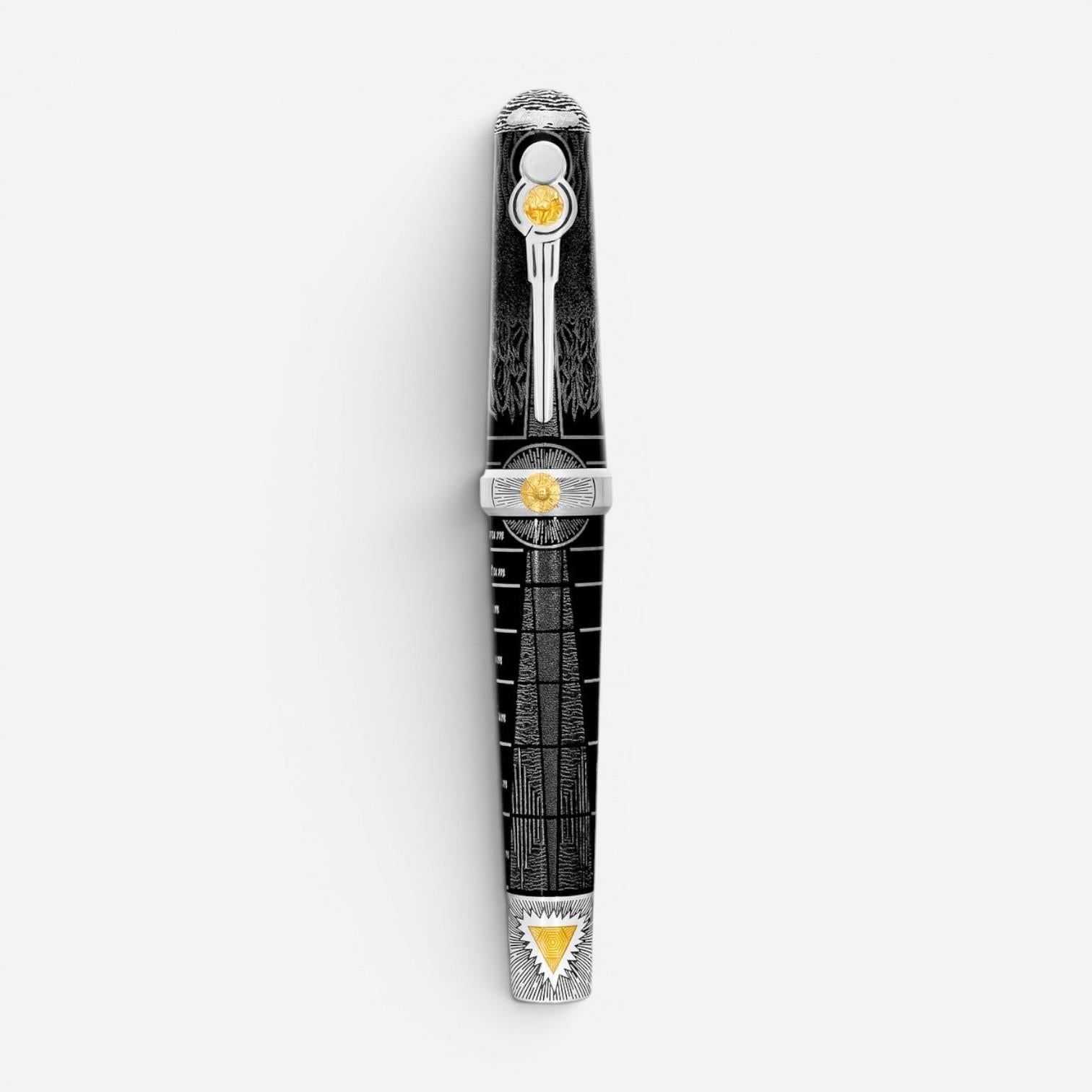 Montegrappa The Alchemist LE Sterling Silver & Resin Rollerball Pen ISAKNRAC
