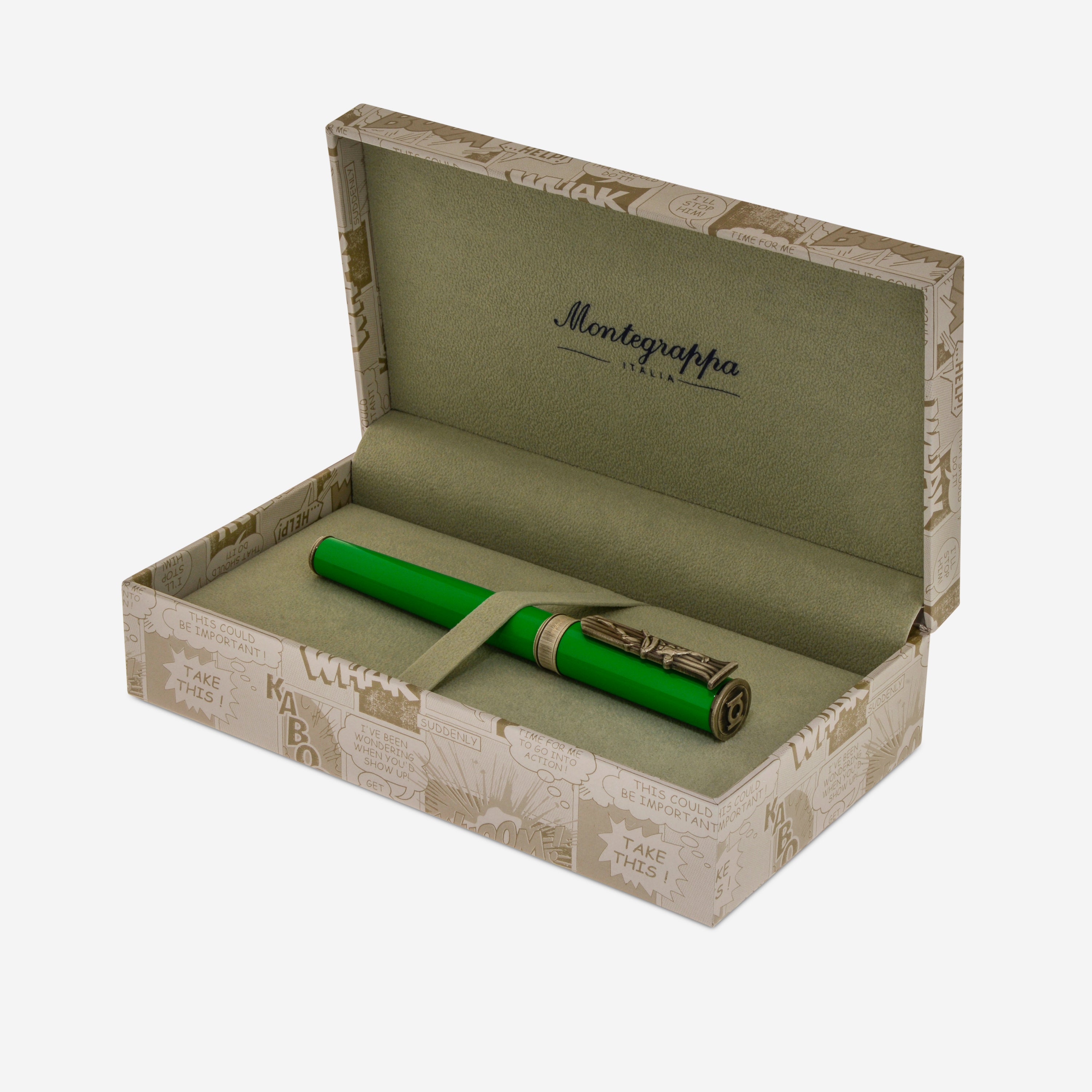 Montegrappa DC Comics Heroes and Villains Green Lantern Rollerball Pen ISDCGRLG - THE SOLIST