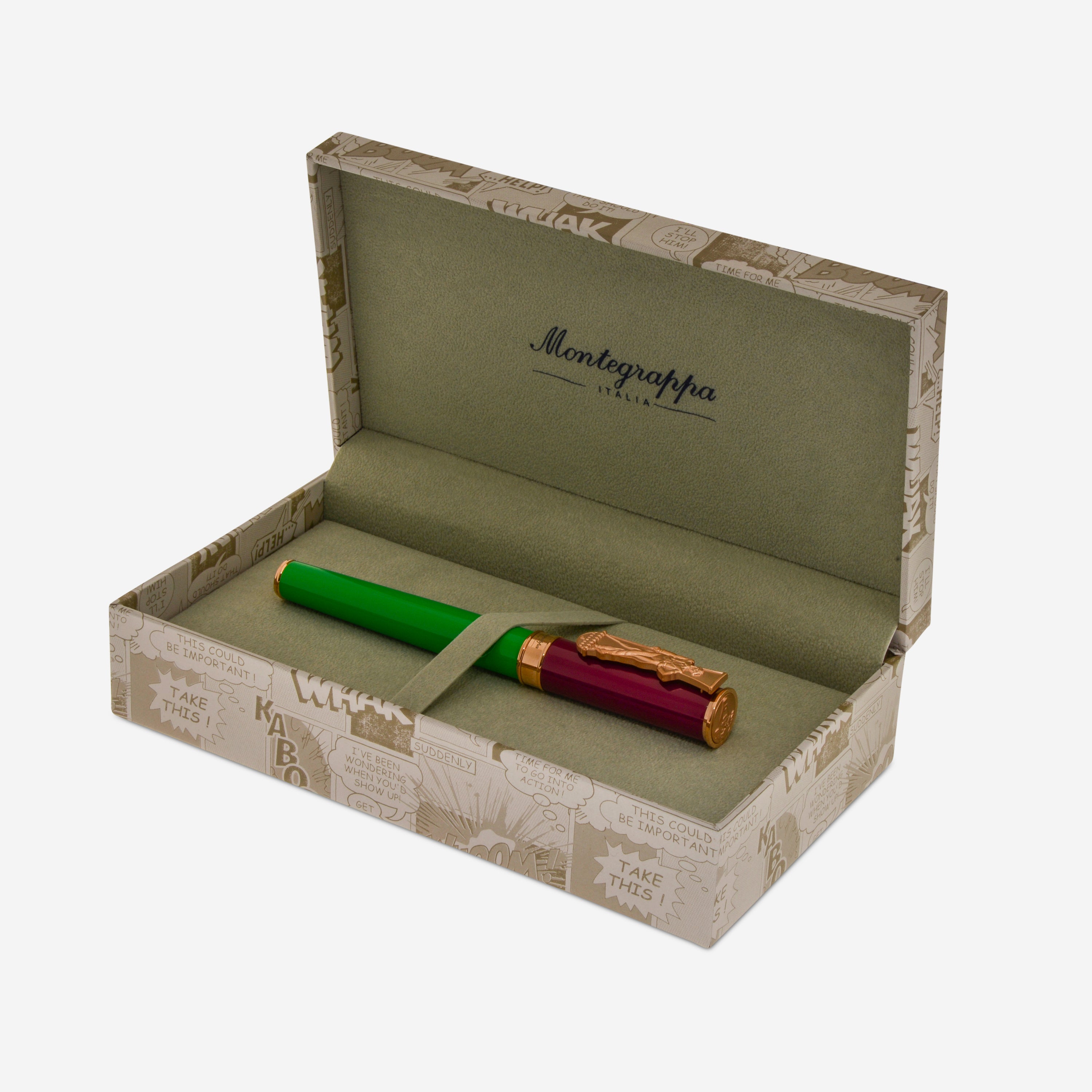 Montegrappa DC Comics Heroes and Villains Joker Rollerball Pen ISDCJRYL - THE SOLIST