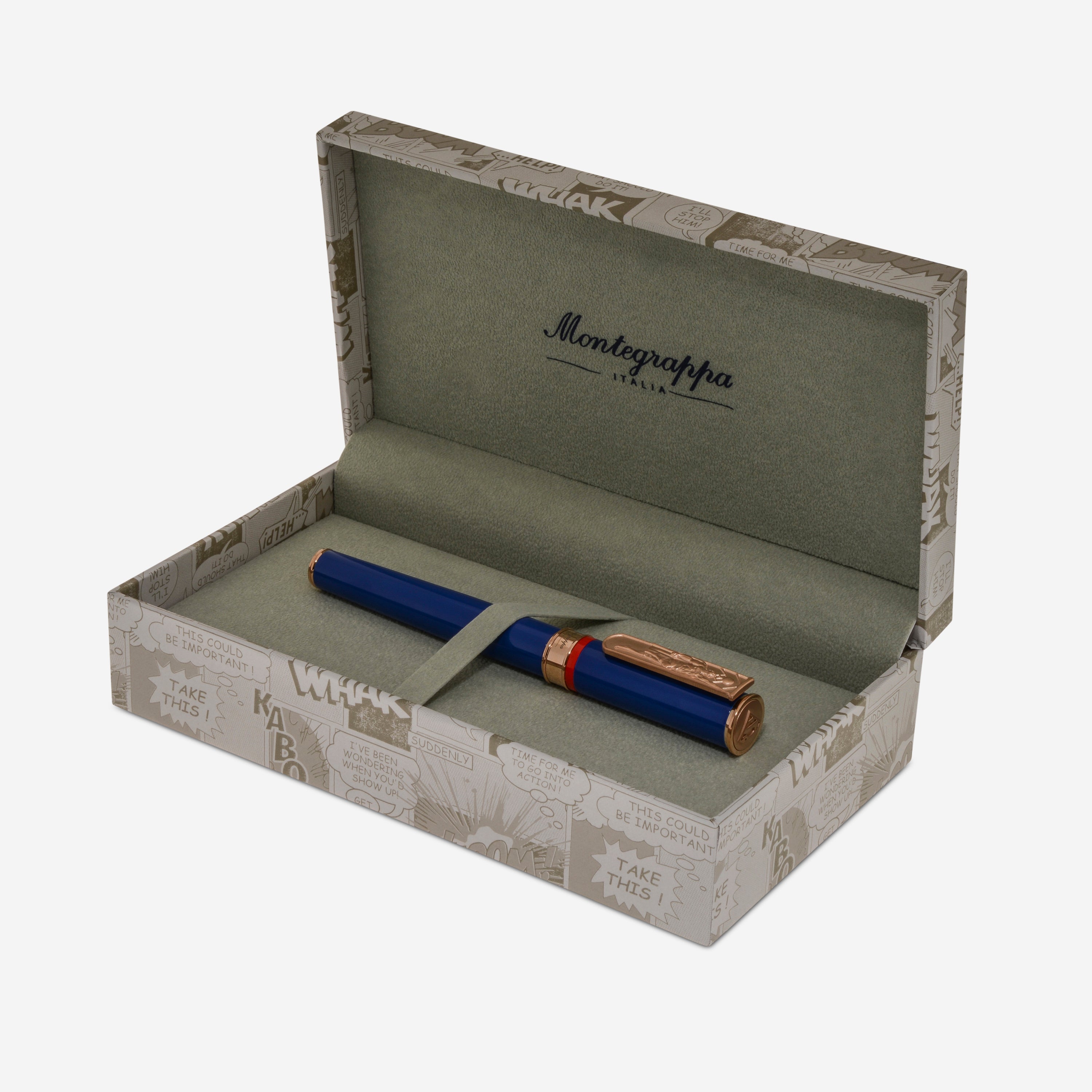 Montegrappa DC Comics Heroes and Villains Superman Fountain Pen (F) ISDCS2YB - THE SOLIST