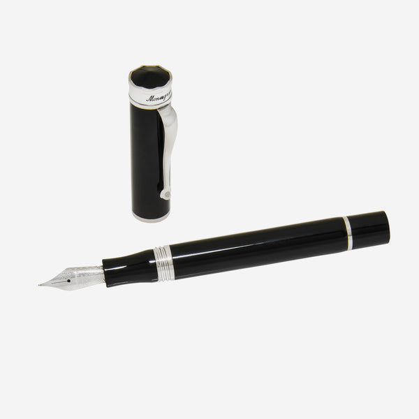 Montegrappa Ducale Black Fountain Pen (M) ISDUR3PC - THE SOLIST