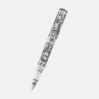 Montegrappa Warner Bros. 100th Anniversary Limited Edition Silver & White Fountain Pen (EF) ISWBN1SE