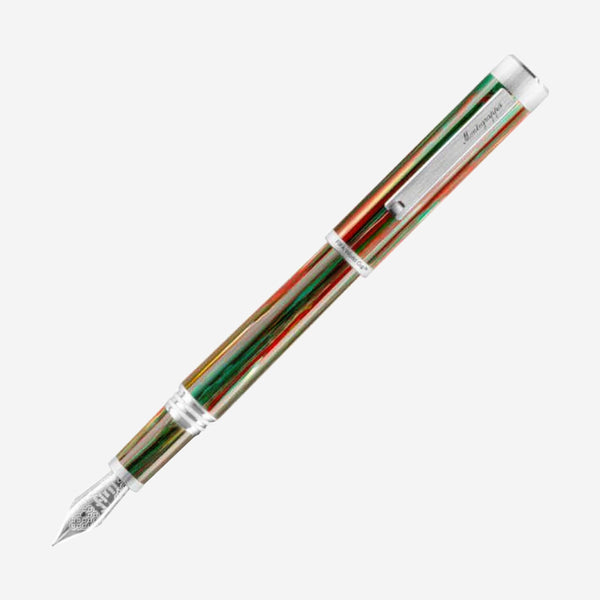 Montegrappa FIFA Classics Mexico Red & Green Resin Fountain Pen (EF) ISZEF14P_M - THE SOLIST
