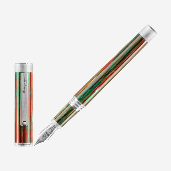 Montegrappa FIFA Classics Mexico Red & Green Resin Fountain Pen (EF) ISZEF14P_M - THE SOLIST