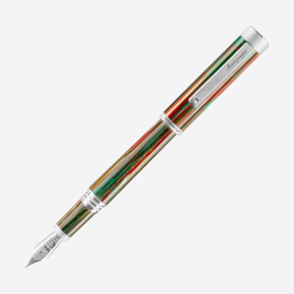 Montegrappa FIFA Classics Mexico Red & Green Resin Fountain Pen (F) ISZEF24P_M - THE SOLIST