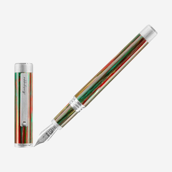Montegrappa FIFA Classics Mexico Red & Green Resin Fountain Pen (M) ISZEF24P_M - THE SOLIST