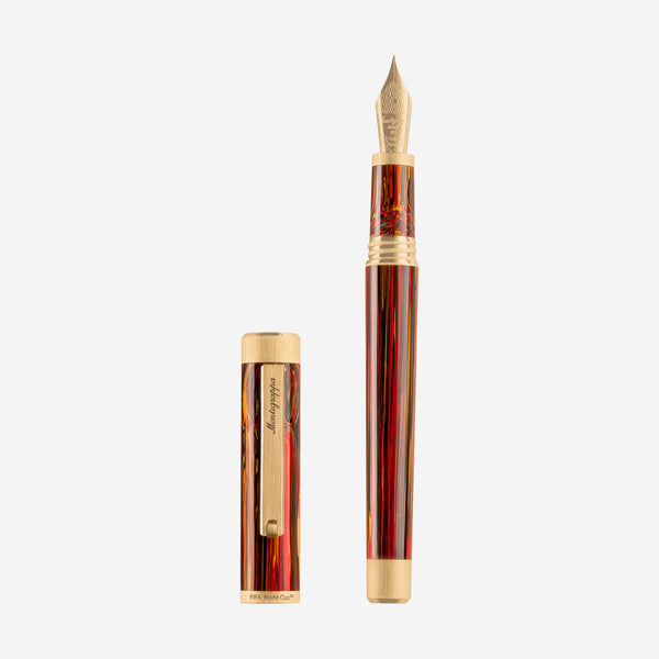 Montegrappa FIFA Classics Germany Red Resin Fountain Pen (F) ISZEF24Y_G - THE SOLIST
