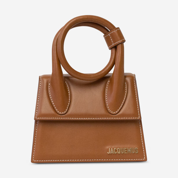 Jacquemus Le Chiquito Moyen Brown Leather Tote Bag 22H213BA0053072811