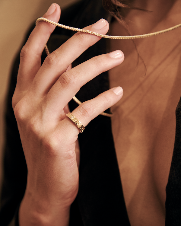 Ina Mar 18K Yellow Gold Diamond 3.20ct.twd. Tennis Necklace ANK-16483-Y