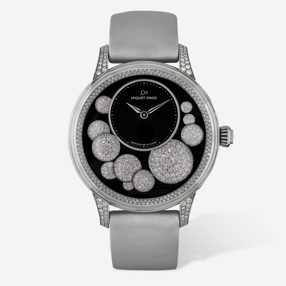 Jaquet Droz Petite Heure Minute Celeste 18k White Gold Automatic Ladies Watch J005024530 - THE SOLIST