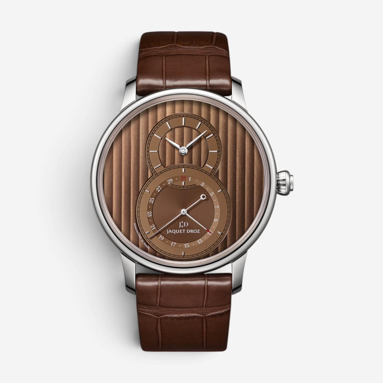 Jaquet Droz Grande Seconde Quantieme Stainless Steel Automatic Men's Watch J0070