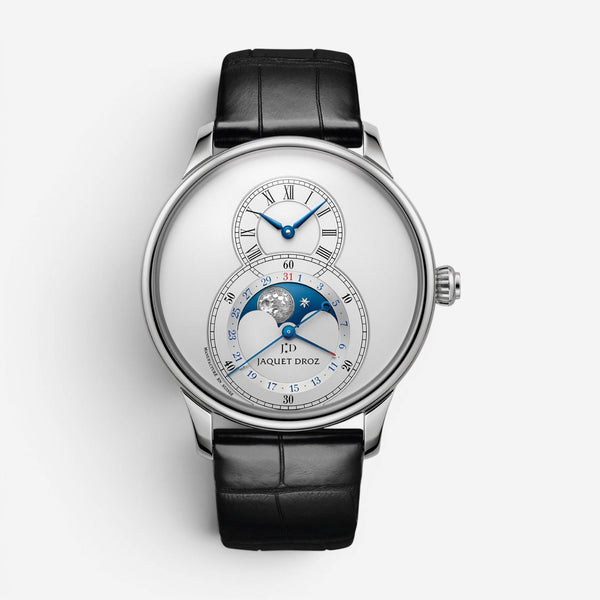 Jaquet Droz Grande Seconde Moon Stainless Steel Automatic Men's Watch J007530240