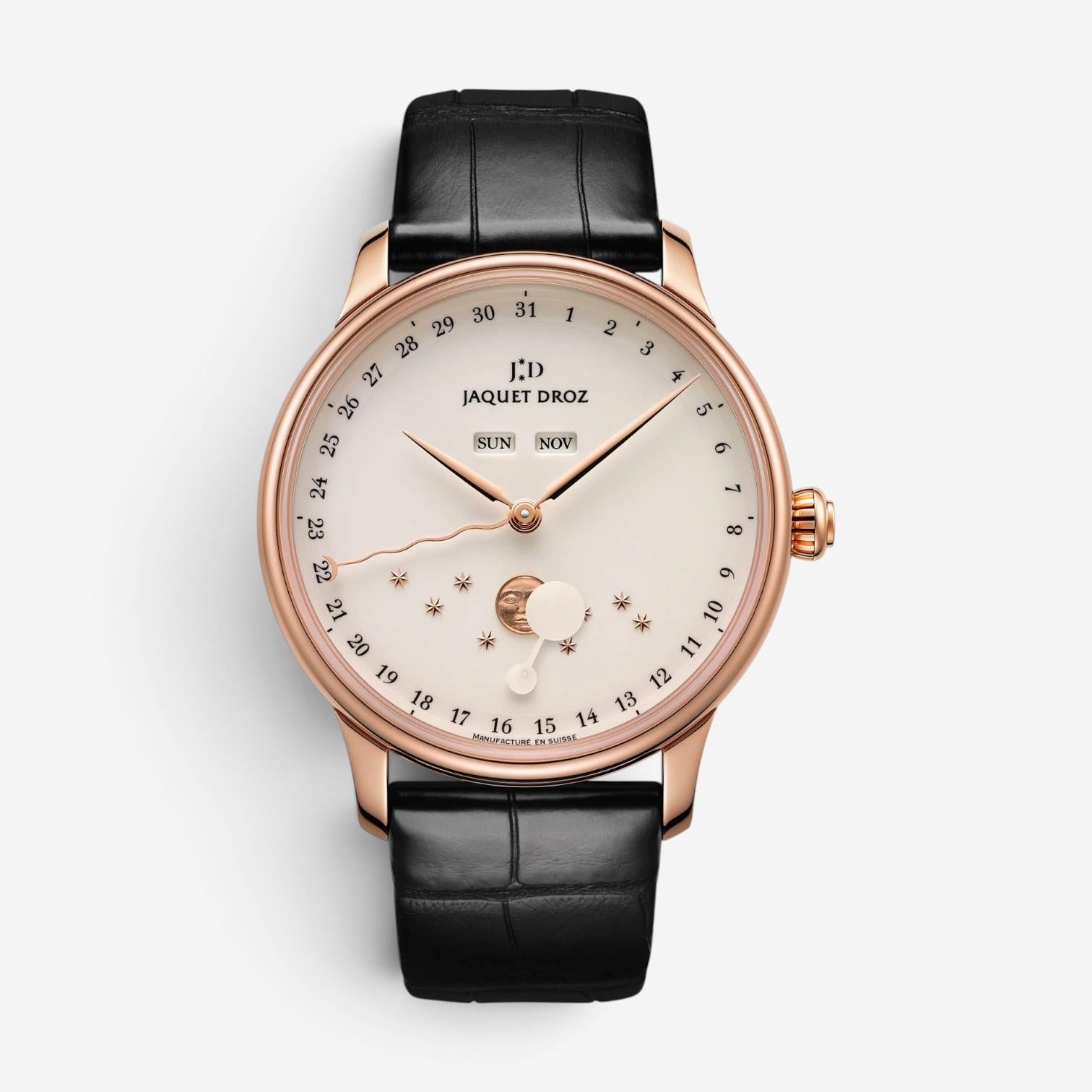 Jaquet Droz Astrale 18K Rose Gold Automatic Men's Watch J012633203