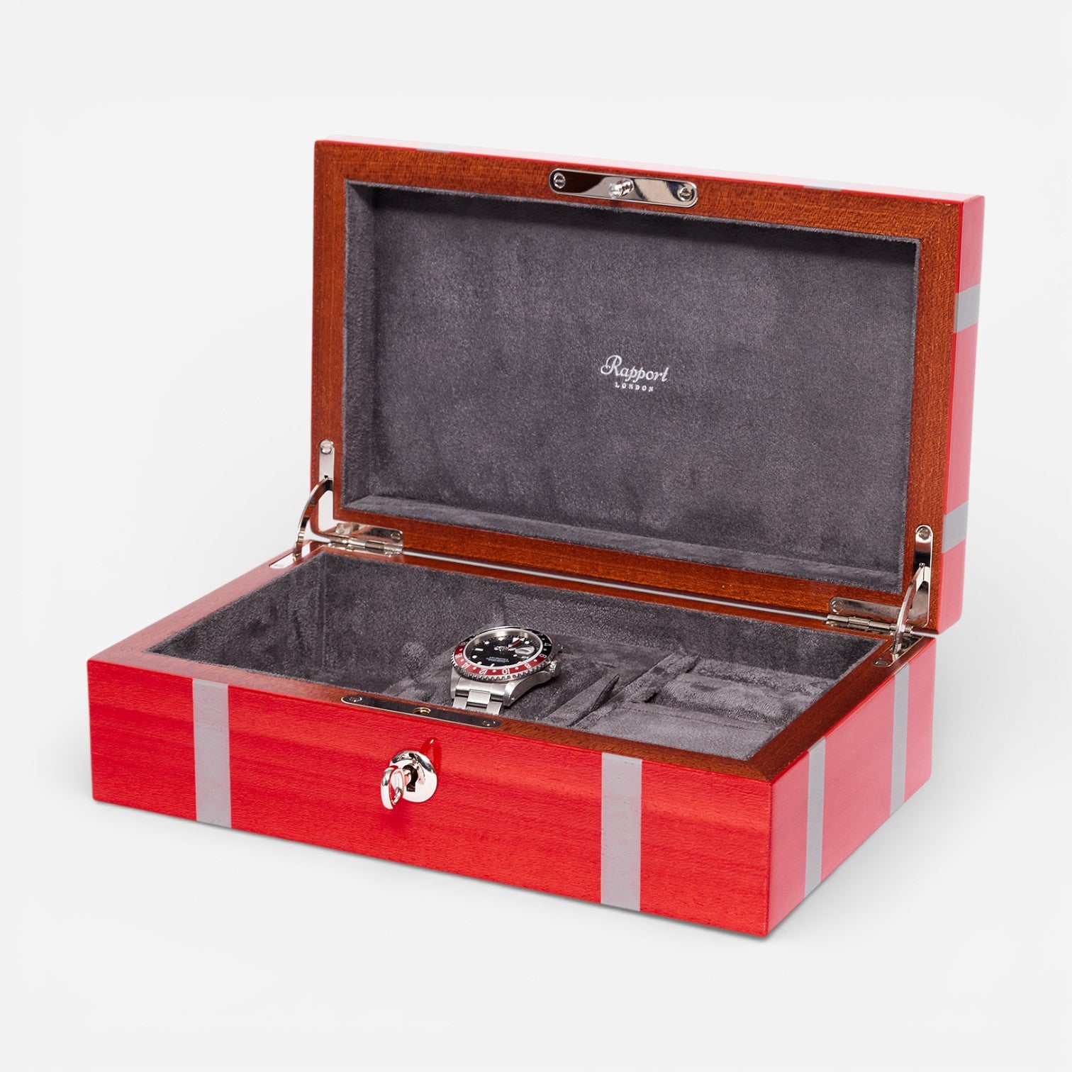 Rapport London Carnaby High-Gloss Watch & Jewelry Box J16