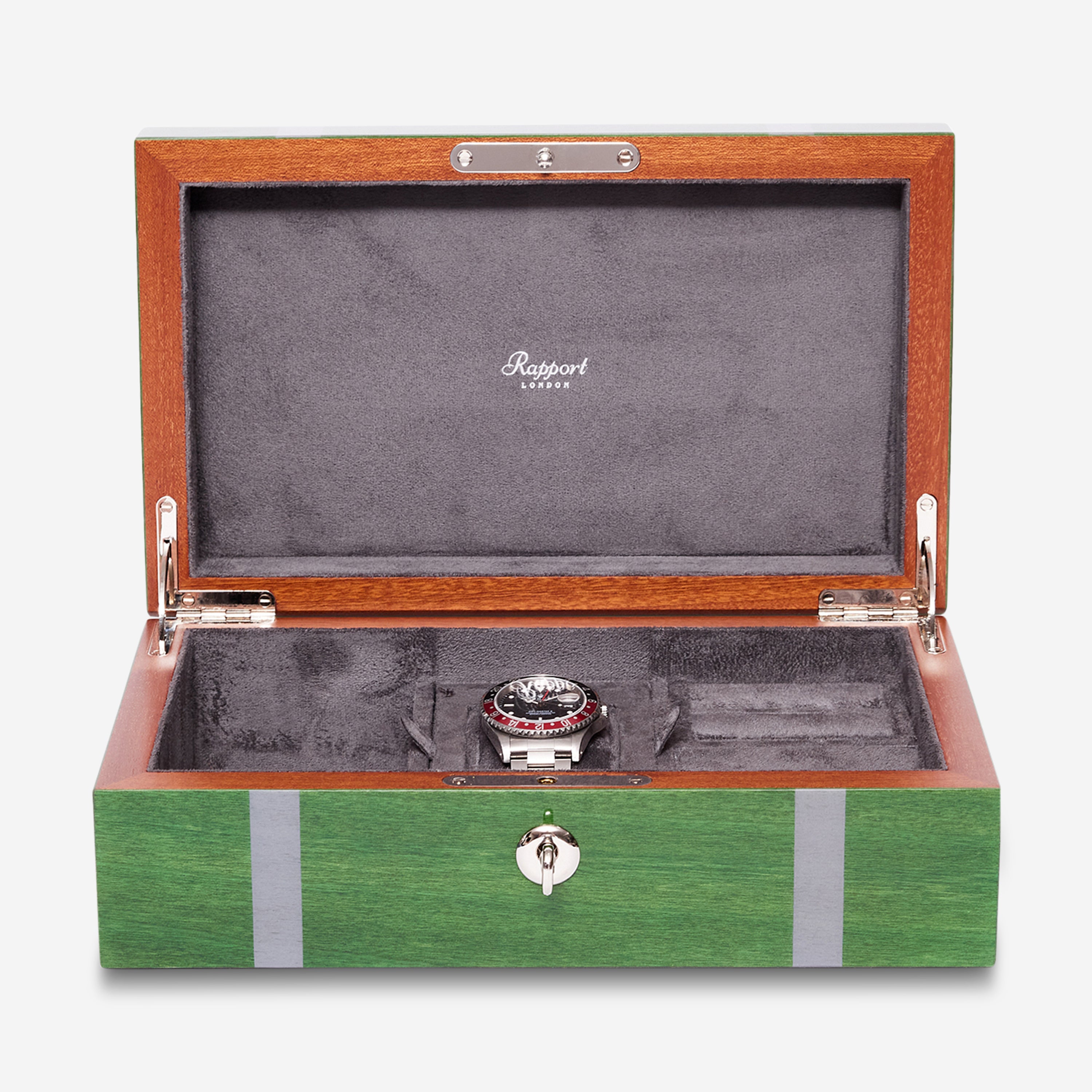 Rapport London Carnaby High-Gloss Watch & Jewelry Box J16