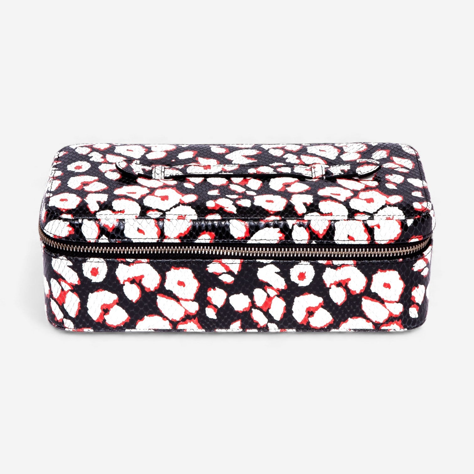 Rapport London Sloane Rose Textured Leather Jewelry Zip CaseJ175