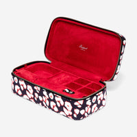 Rapport London Sloane Rose Textured Leather Jewelry Zip CaseJ175