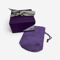 JAI Sterling Silver Triple Row Hammered Dot Cuff Bangle Bracelet JJH3013B