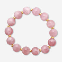 Goshwara Beyond Rose Quarts and 18K Yellow Gold Beads Bracelet JB0098-RQY