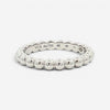 Van Cleef & Arpels Perlée Pearls of Gold Medium 18K White Gold Ring Sz. 5 VCARN9