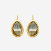 Goshwara Gossip 18K Yellow Gold Lemon Quartz Brio Earrings JE0078-A-LQ