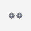 Goshwara 18K White Gold Diamond and Sapphire Stud Earrings JE0231-SA-W