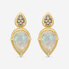 Goshwara G-One 18K Yellow Gold Opal Multi-Gemstone Earrings JE0615-OPY