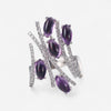 Tavanti 18K White Gold Diamond & Amethyst Ring Sz. 7.5 JF-20-0095F-130
