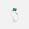 Tavanti Classici 18K White Gold Diamond & Emerald Ring Sz. 8 JF-20-0179F-145