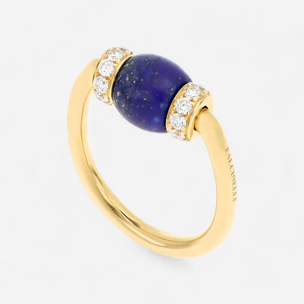 TAVANTI - 18KT Yellow Gold, Brill, Lapis Lazuli Ring ( Diamonds 0.35ctw G Si, Lapis Lazuli)-JF-20-0227 LA Y - 38

Size 6.25. - THE SOLIST