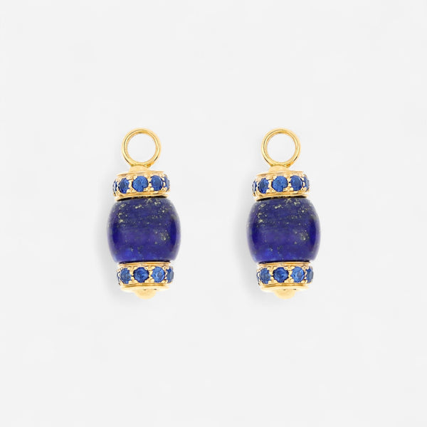 Tavanti Le Carrousel 18K Yellow Gold Lapis Lazuli & Sapphire Drop Earrings JF-75-1193-LA-BS-Y-52
