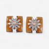 Tavanti 18K Yellow & White Gold Diamond & Citrine Earrings JF-75-0577FC-176